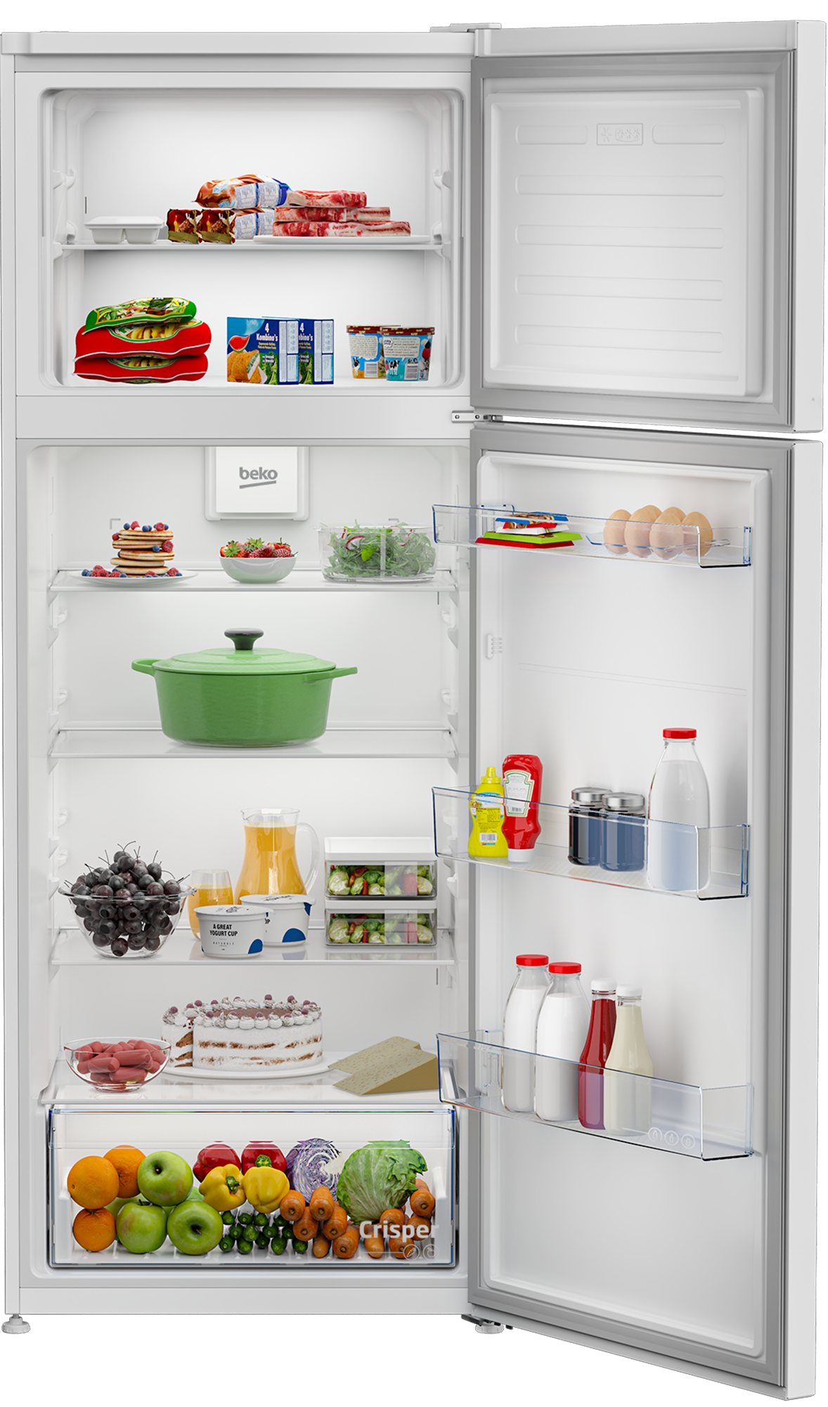 Beko RDSE465K40WN - Koelvries - 70 cm