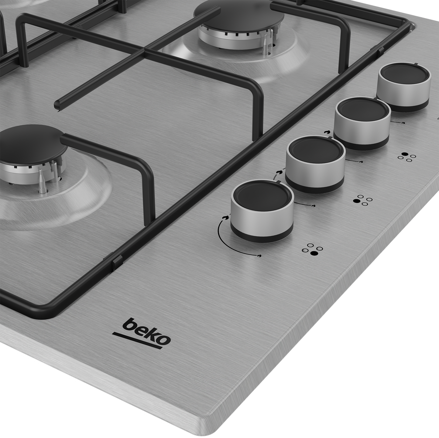 Beko HIGG 64123 SX - Inbouw gasfornuis